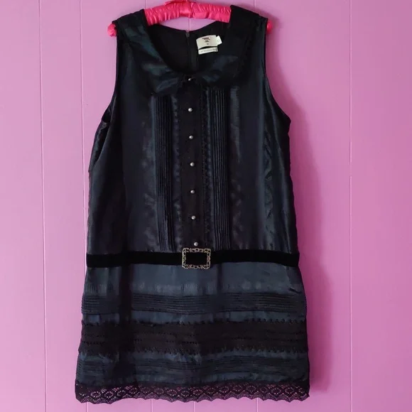 XL Anna Sui for Target black drop waist dress - Picture 1 of 3